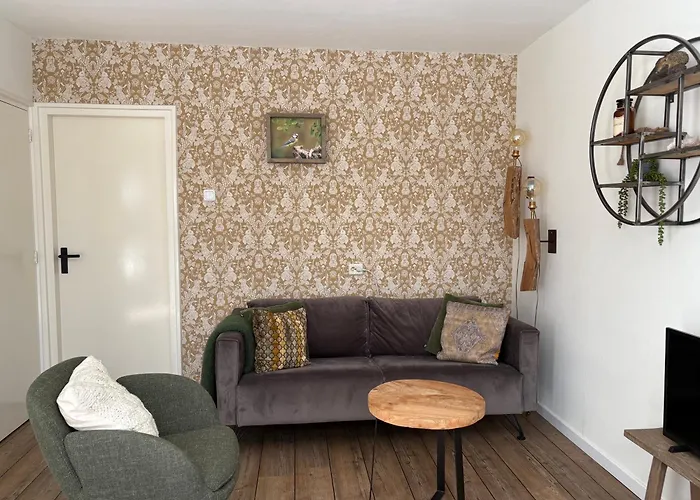 Semesterbostad Boshuisje Koolmees Park Hoefbos Otterlo